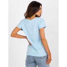 FANCY Dámske tričko s potlačou JONASA svetlo modré FA-TS-8406.82P_394330 Univerzálne