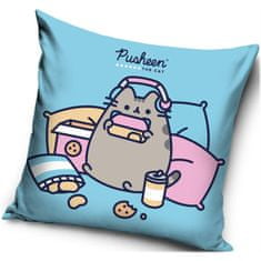 Carbotex Dekoračný vankúš Mačička Pusheen - Piknik v posteli