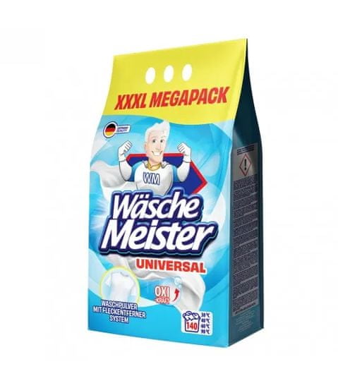 WäscheMeister Prášok na pranie Univerzál 10,5kg – 140pr