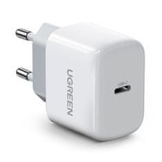 Ugreen CD241 sieťová nabíjačka USB-C PD 20W, biela