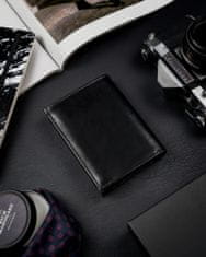 Rovicky Veľká originálna pánska peňaženka z prírodnej lícovej kože, RFID