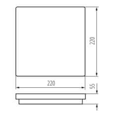 Kanlux Svietidlo LED BENO 18W NW-L-GR