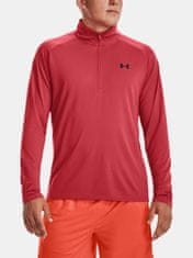 Under Armour Tričko UA Tech 2.0 1/2 Zip-RED XL