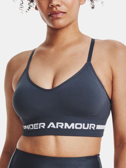 Under Armour Podprsenka UA Seamless Low Long Bra-GRY