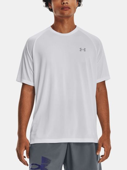 Under Armour Tričko UA Tech Reflective SS-WHT