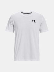 Under Armour Tričko UA LOGO EMB HEAVYWEIGHT SS-WHT XXL