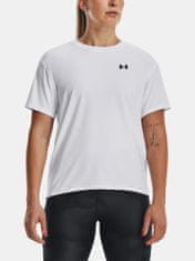 Under Armour Tričko UA Esential Cttn Stretch Tee-WHT SM