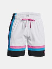 Under Armour Kraťasy UA Baseline Woven Short II-WHT XXL