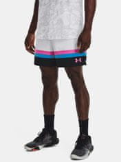 Under Armour Kraťasy UA Baseline Woven Short II-WHT XXL