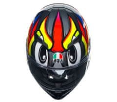 AGV Helma na moto 2118381001 012 K3 E2206 MPLK BIRDY 2.0 GREY/YELLOW/RED vel. XS