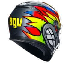 AGV Helma na moto 2118381001 012 K3 E2206 MPLK BIRDY 2.0 GREY/YELLOW/RED vel. XS