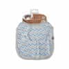 XKKO Bambusový podbradník Scandinavian Baby Blue Chevron