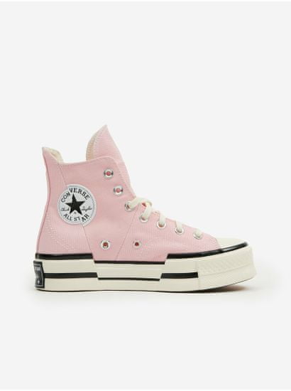 Converse Svetloružové dámske členkové tenisky na platforme Converse Chuck 70 Plus