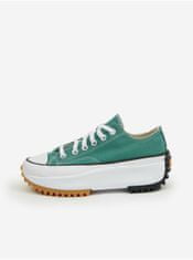 Converse Zelené dámske tenisky na platforme Converse Run Star 40