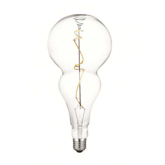 Diolamp Retro LED Filament žiarovka Elipsa Clear Decor Idris 5W/230V/E27/2700K/350Lm/360°/DIM