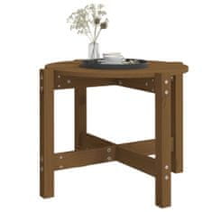 Vidaxl Konferenčný stolík medovo-hnedý Ø 62,5x45 cm borovicový masív