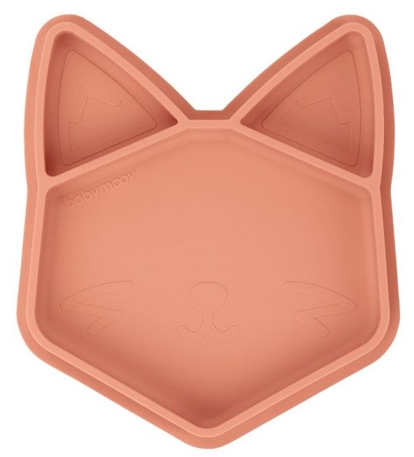 Babymoov Silikónový tanier ISY´PLATE Fox