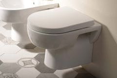 AQUALINE , MODIS závesná WC misa, 36x52 cm, biela, MD001