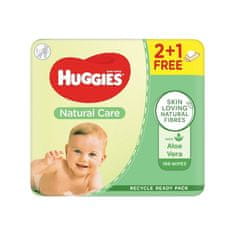 Huggies 3x Natural Triplo Obrúsky vlhčené 56x3 ks