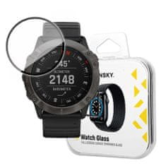 WOZINSKY Wozinsky ochranné sklo na hodinky pre Garmin Fenix 6 Pro - Čierna KP24596