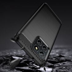 IZMAEL Puzdro Carbon Bush TPU pre Honor X8 5G - Čierna KP24620