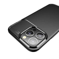 FORCELL Obal / kryt na Apple iPhone XR čierne - Forcell CARBON