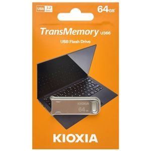 KIOXIA 64GB USB Flash Biwako 3.0 U366 strieborný,