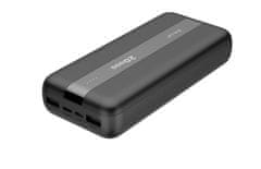 Tellur PBC203 20000mAh Powerbank, 2xUSB+Type-C+MicroUSB, čierna