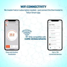 Tellur WiFi Smart termostat, biely