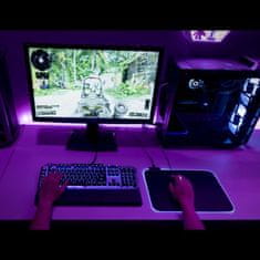 Cooler Master RGB herná podložka pod myš MP750 M - stredná, čierna