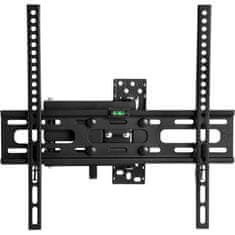 tectake TV držiak sklopný otočný 26"(66 cm) - 55" (140 cm), VESA max.: 400 x 400, do 50 kg