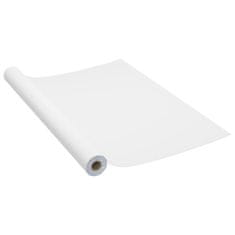 Vidaxl Samolepiace tapety na nábytok 2 ks, biele 500x90 cm, PVC