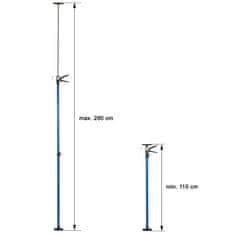 tectake 2 teleskopické stavebné stojky stropné 115-290 cm