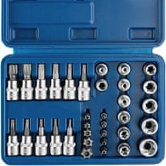 tectake Nadstavce Torx sada 34-dielna