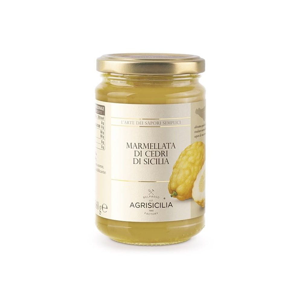 Agrisicilia Sicílsky ovocný džem Cedro di Diamante z tzv. citrónov "Marmellata di Cedri di Sicilia" Agrisicilia 360g