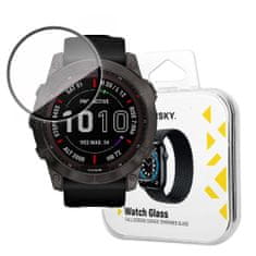 WOZINSKY Wozinsky ochranné sklo na hodinky pre Garmin Fenix 7X - Čierna KP24661