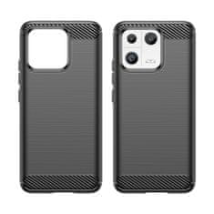 IZMAEL Carbon Shield TPU puzdro pre Xiaomi 13 - Čierna KP24681