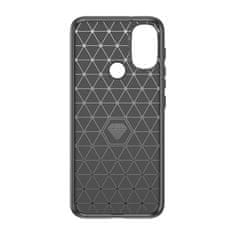 IZMAEL Carbon Shield TPU puzdro pre Motorola Moto E20 - Čierna KP24664