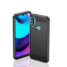 IZMAEL Carbon Shield TPU puzdro pre Motorola Moto E20 - Čierna KP24664