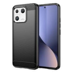 IZMAEL Carbon Shield TPU puzdro pre Xiaomi 13 - Čierna KP24681