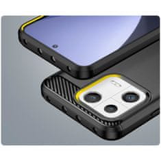 IZMAEL Carbon Shield TPU puzdro pre Xiaomi 13 - Čierna KP24681