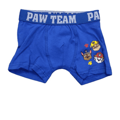 Eplusm Chlapčenské boxerky Paw Patrol 2 ks 122–128 / 7–8 rokov modrá, biela