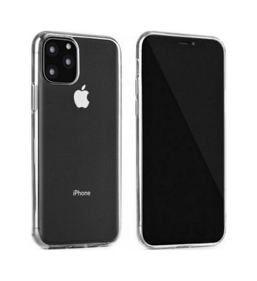 TopQ Puzdro iPhone 11 Pre silikón priehľadný ultratenký 0,5 mm 46264