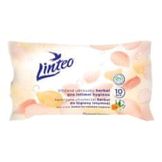 LINTEO Vlhčené obrúsky Linteo Satin intímne 10ks, 1-vrstvové 