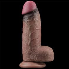 Lovetoy Lovetoy 9.5″ (25 cm) Dual Layered Cock (Brown), replika BBC dildo