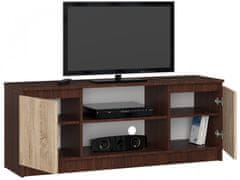 Akord TV stolík Beron 140 cm wenge/sonoma