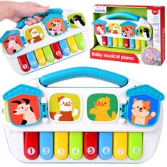 JOKOMISIADA Happy Musical Piano Animals Za4298