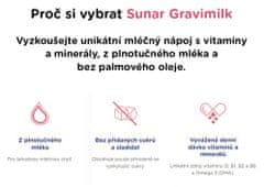 Sunar Gravimilk s príchuťou vanilka nápoj pre tehotné a dojčiace ženy 450g