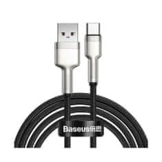 BASEUS Cafule USB-A/C kábel 66W 2m čierny