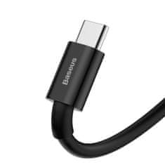 BASEUS Superior USB-A/C kábel 66W 2m čierny